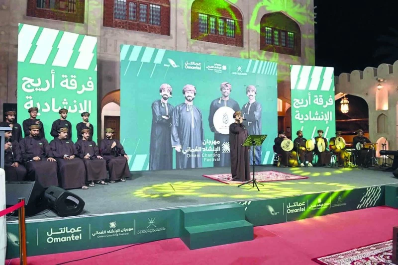 انطلاق فعاليات الدورة الثانية من مهرجان الإنشاد العماني بنزوى