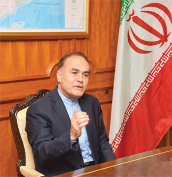  السفير الإيراني: السلطنة ستصبح أقوى مرفأ ومحل "لترانزيت" السلع خلال الأربع سنوات المقبلة 