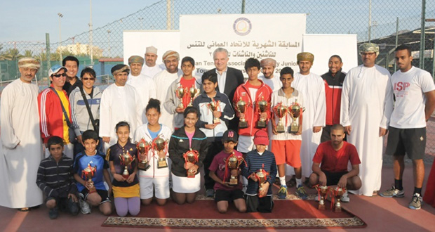 اتحاد التنس ينظم المسابقة الشهرية الثانية للناشئين والناشئات