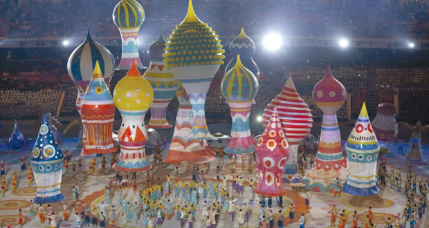 بوتين يعلن افتتاح الألعاب الشتوية بحفل رائع ومبهر