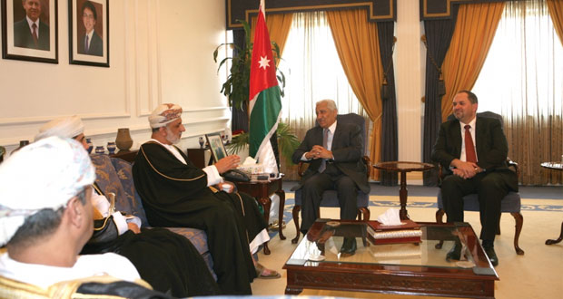 عبدالملك الخليلي يلتقي رئيس الوزراء وكبار المسئولين الأردنيين