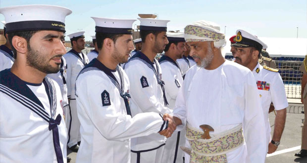  البحرية السلطانية العمانية تحتفل بوصول سفينة ( الرحماني)