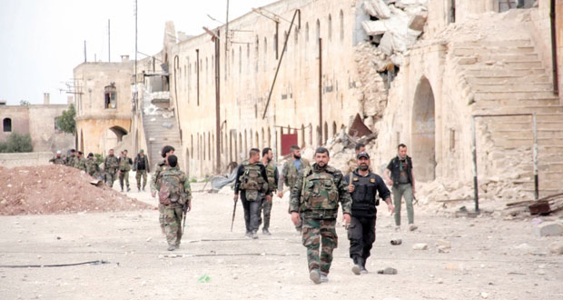سوريا: الجيش يضيق الخناق على المسلحين بحمص ويحبط تسللا بحلب