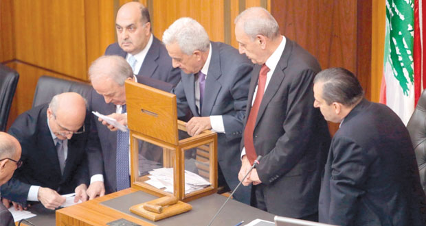 لبنان: (النواب) يؤجل انتخاب الرئيس بعد تفوق (البيضاء)