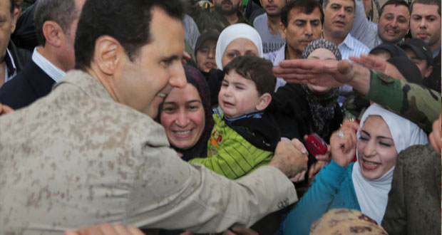  الأسد من معلولا: صمود سوريا من تلاحم جيشها وشعبها 
