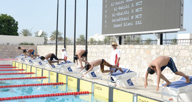 اتحاد السباحة يختتم المرحلة الأولى لبطولة السلطنة الثالثة لمراكز تدريب السباحة