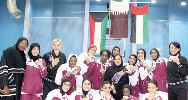 قطر تتوج بلقب خليجي فتيات السلة والإمارات وصيفا والكويت ثالثا