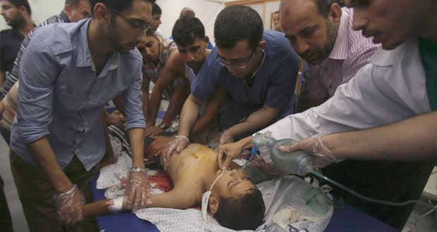 شهيدان وجرحى في غارة إسرائيلية على غزة