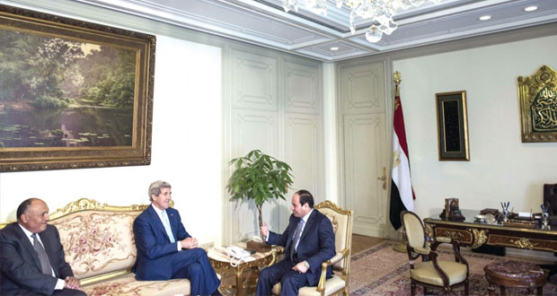  مصر تدعو لتطوير علاقتها بأميركا استندا لـ(الاحترام المتبادل) 