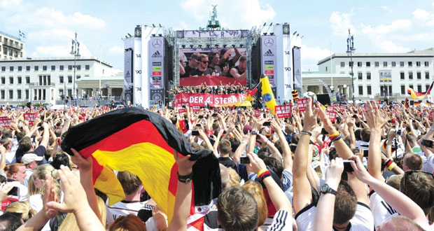 ألمانيا تستقبل أبطال العالم باحتفالات صاخبة