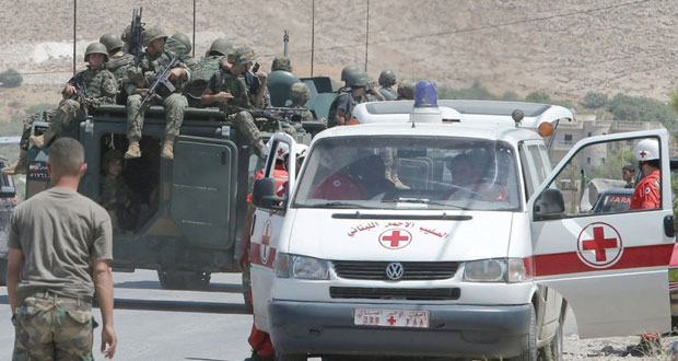 لبنان تتوعد الإرهاب ومعارك عرسال تتواصل وتخلف 16 جنديا وعشرات المسلحين