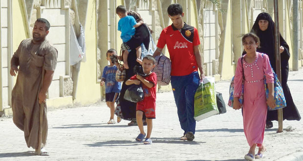 العراق: نزوح جماعي من مناطق (داعش) ومجلس الأمن إلى تشاور عاجل