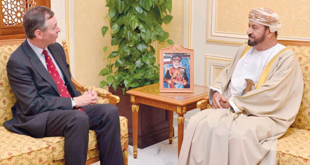 بدر بن سعود يستقبل سفير المملكة المتحدة
