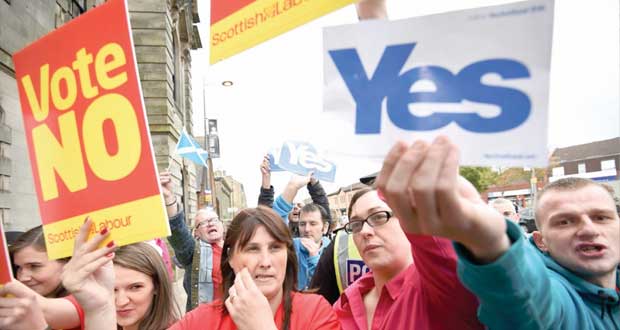 مخاوف استقلال أسكتلندا توحد أحزاب بريطانيا..وتعهدات بمزيد من الصلاحيات 
