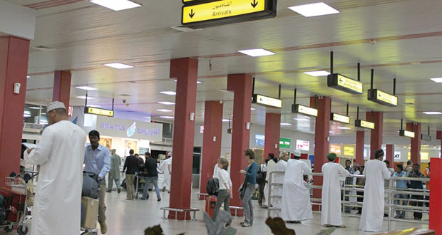 أكثر من 5.9 مليون مسافر عبر مطار مسقط الدولي بنهاية أغسطس الماضي