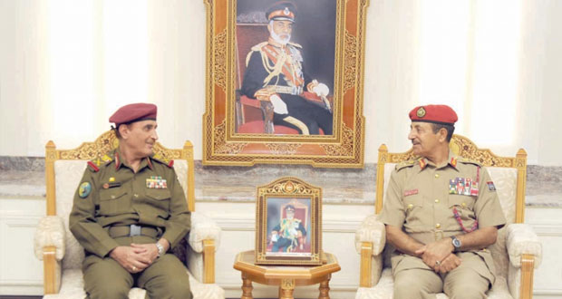 النبهاني والبلوشي والرئيسي يستقبلون وفد الأكاديمية العسكرية اليمنية