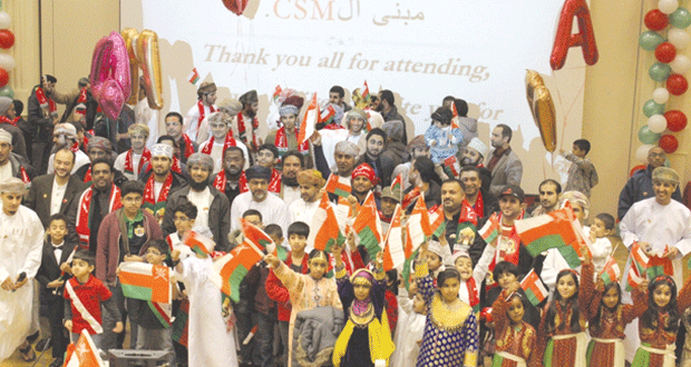 جمعية الطلبة العمانيين بكارديف تحتفل بالعيد الوطني الرابع والأربعين المجيد