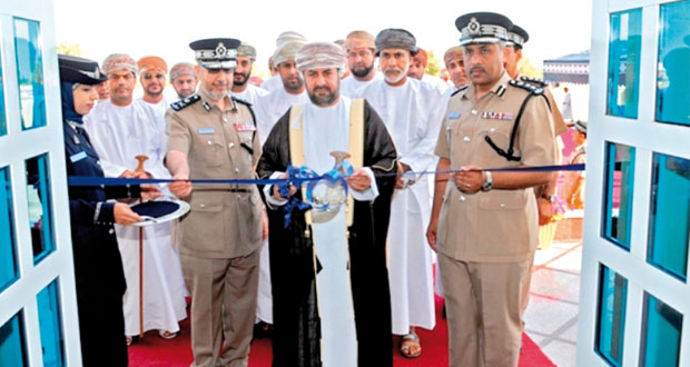 شرطة عمان السلطانية تحتفل بافتتاح مبنى خدمات الشرطة بالسويق