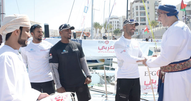 كامل بن فهد يرعى حفل انطلاق سباقات الطواف العربي للإبحار الشراعي اي. أف .جي لعام 2015