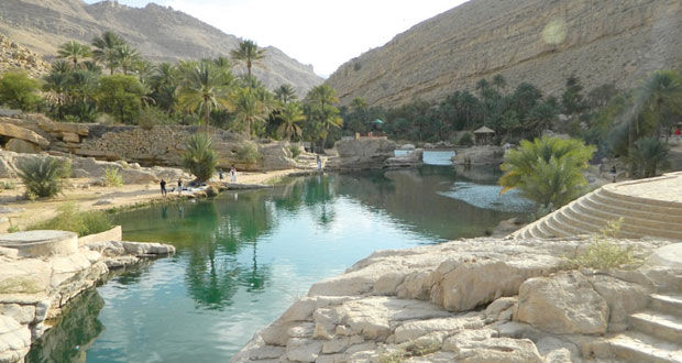 البرك المائية بوادي بني خالد وجهة سياحية على مدار العام