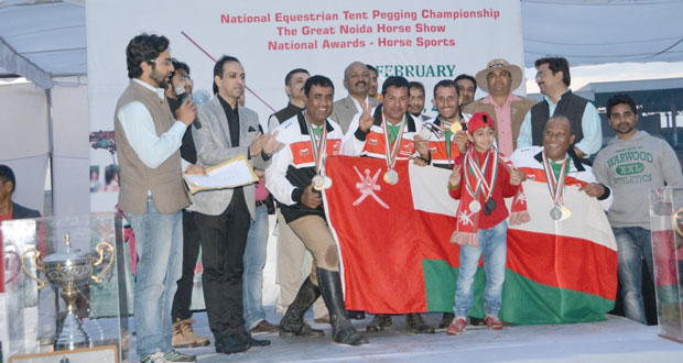 فرسان عمان يتوجون كأس آسيا برصيد 14 ميدالية ملونة دولية وآسيوية