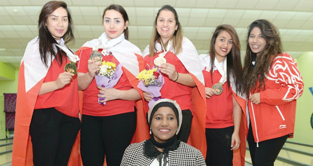في دورة رياضة المرأة الخليجية .. البحرين تتوج بذهبية فرق البولينج والكويت تنال الفضية والإمارات البرونزية