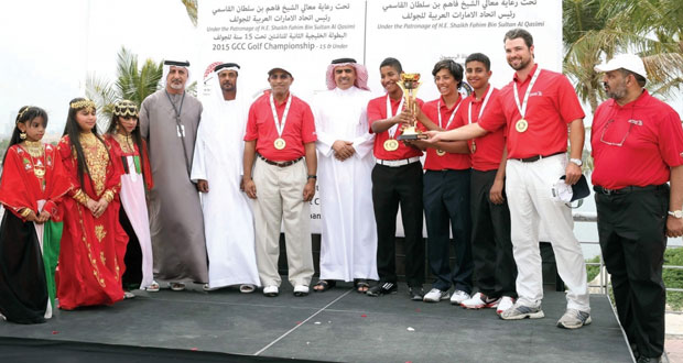 السلطنة تتوج بلقب البطولة الخليجية الثانية لناشئي الجولف تحت 15 سنة