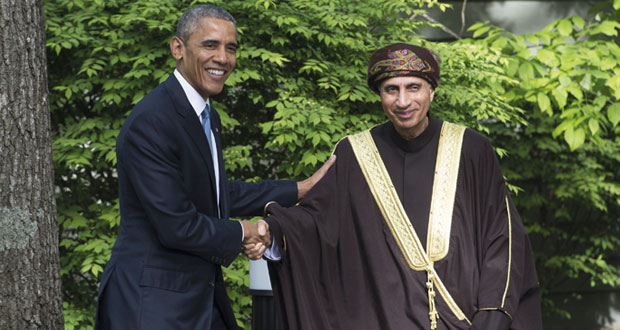 أوباما يشيد بالدور المحوري لجلالة السلطان فيما تم التوصل إليه من نتائج إيجابية بشأن البرنامج النووي