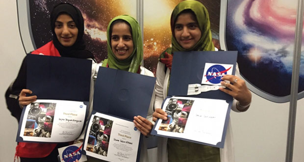 مشروع طلابي يفوز بالجائزة الخاصة في مسابقة انتل للعلوم والهندسة من وكالة ناسا