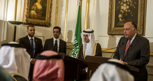 مصر والسعودية تؤكدان على تطابق مواقفهما بخصوص سوريا واليمن