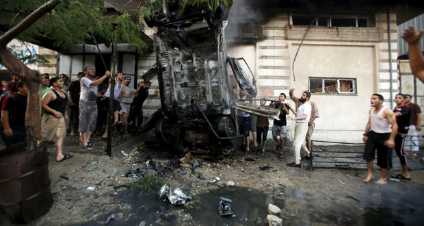 الإرهاب يضرب غزة بـ 5 تفجيرات تستهدف حماس والجهاد