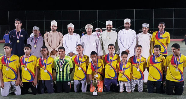 العربي يتوج بكأس دوري كرة القدم لناشئي البشائر والتضامن وصيفا