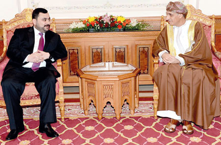  فهد بن محمود يستقبل الأمين العام لمجلس الوزراء بدولة قطر ووزير الزراعة العراقي