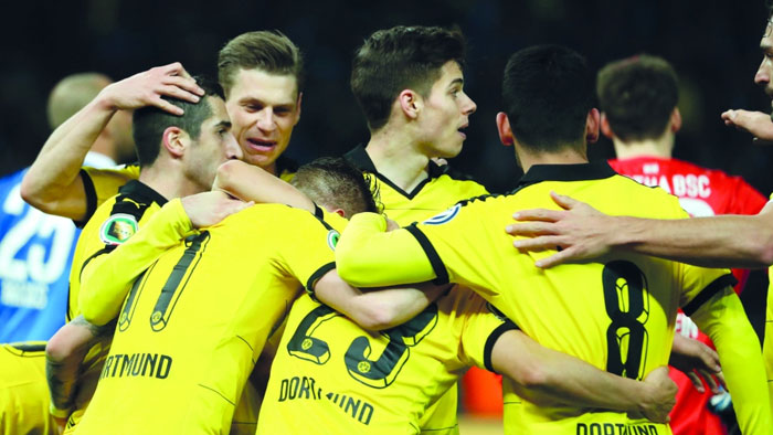 في كأس المانيا: دورتموند يلحق ببايرن ميونيخ إلى النهائي