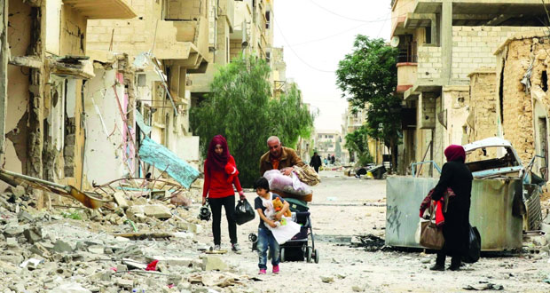 سوريا: أهالي تدمر يبدأون العودة والسلطات تنقذ قطعا أثرية