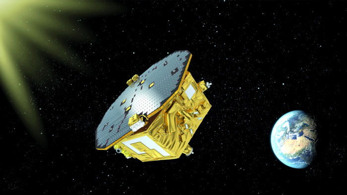 صورة حاسوبية لمهمة مركبة الفضاس ليزا باثفايندر