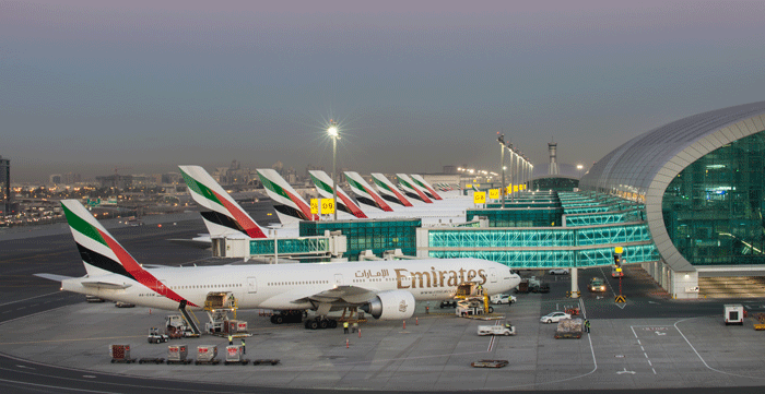 اغلاق مطار دبي بسبب تحليق (دون طيار) في أجوائه