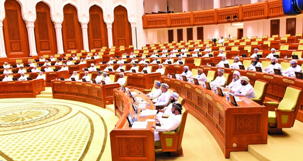 "الشورى" يبدأ اليوم الجلسة الأولى لدور الانعقاد السنوي الثاني من الفترة الثامنة بمجلس عمان