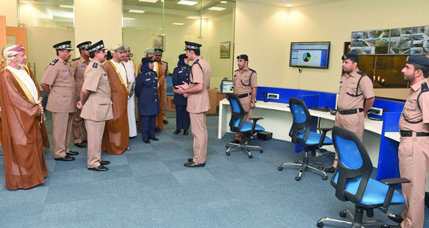 شرطة عمان السلطانية تحتفل بافتتاح مركز شرطة الوطية بمحافظة مسقط