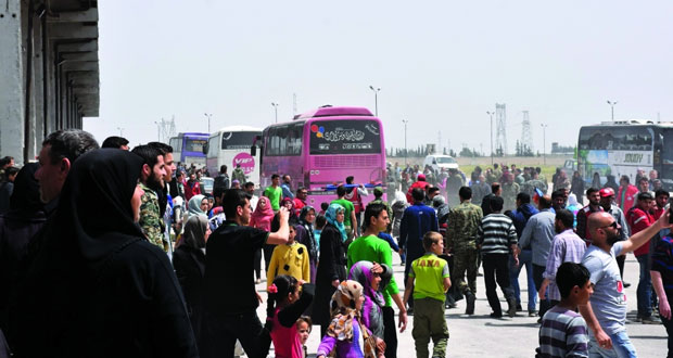 سوريا تنهي المرحلة الأولى من إنهاء المظاهر المسلحة بريف دمشق