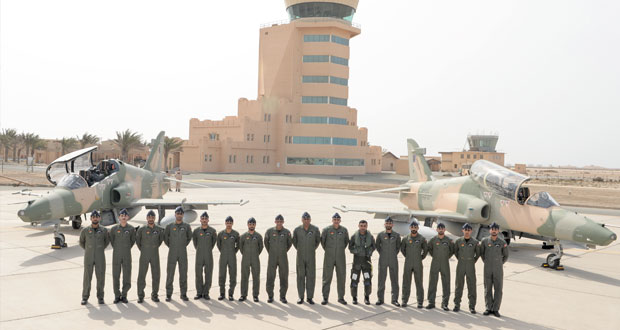 سلاح الجو السلطاني العماني يحتفل بوصول الدفعة الأولى من طائرات (الهوك) التدريبية