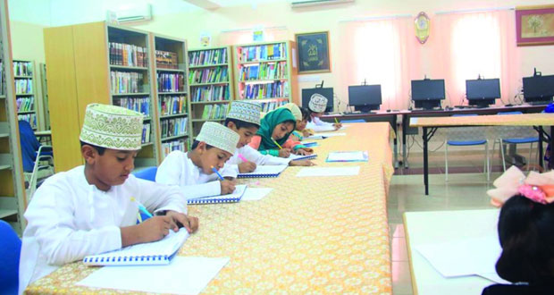 تواصل دورة "تحسين الخط العربي للأطفال"بجعلان