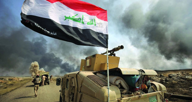 القوات العراقية تدخل ناحية الرشاد وتحرر مطار الفتحة ومقتل أكثر من 100 داعشي في قصف للتحالف الدولي