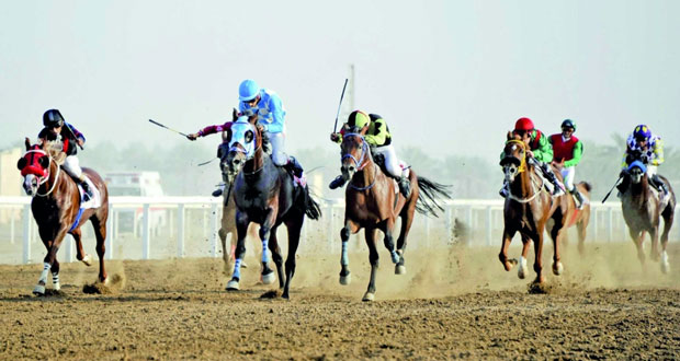  بمشاركة (128) خيلا اليوم مضمار الرحبة يشهد السباق السابع ويشتمل على (8) أشواط