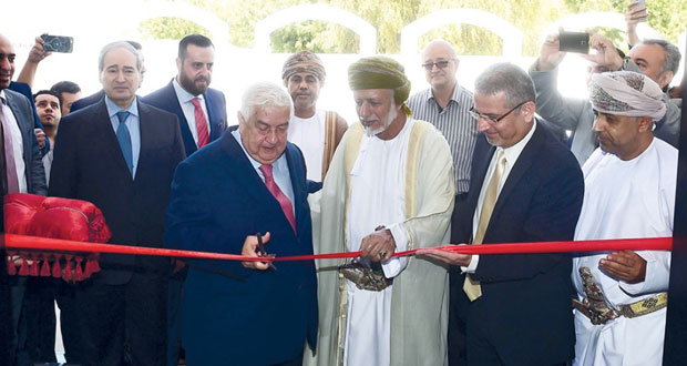 افتتاح المبنى الجديد لسفارة سوريا بالسلطنة