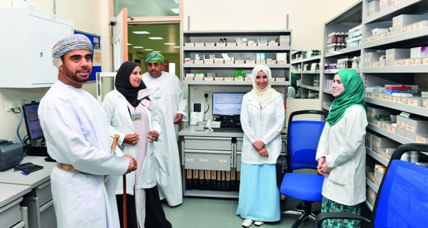 الاحتفال بافتتاح مركز حي الجامع الصحي بالسيب