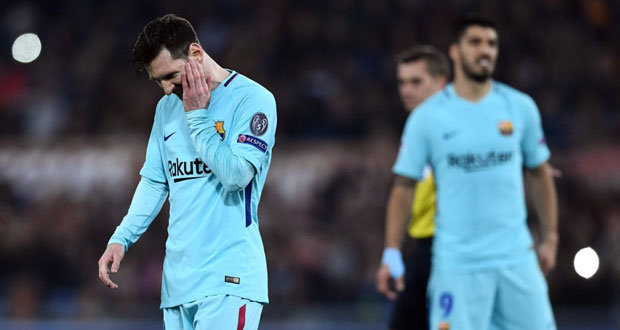 برشلونة ضحية ريمونتادا روما وصلاح يضع ليفربول في نصف النهائي في دوري أبطال أوروبا 