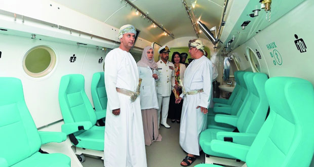الاحتفال بافتتاح مشروع المركز الوطني لطب الأعماق بالمستشفى السلطاني