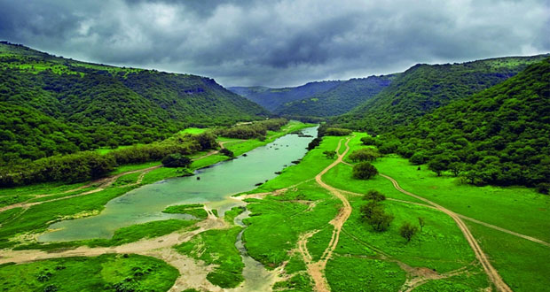 ظفار تستقبل محبي الضباب والخضرة بين الجبال والسهول والهضاب