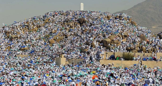 أكثر من مليوني حاج على صعيد عرفات .. اليوم